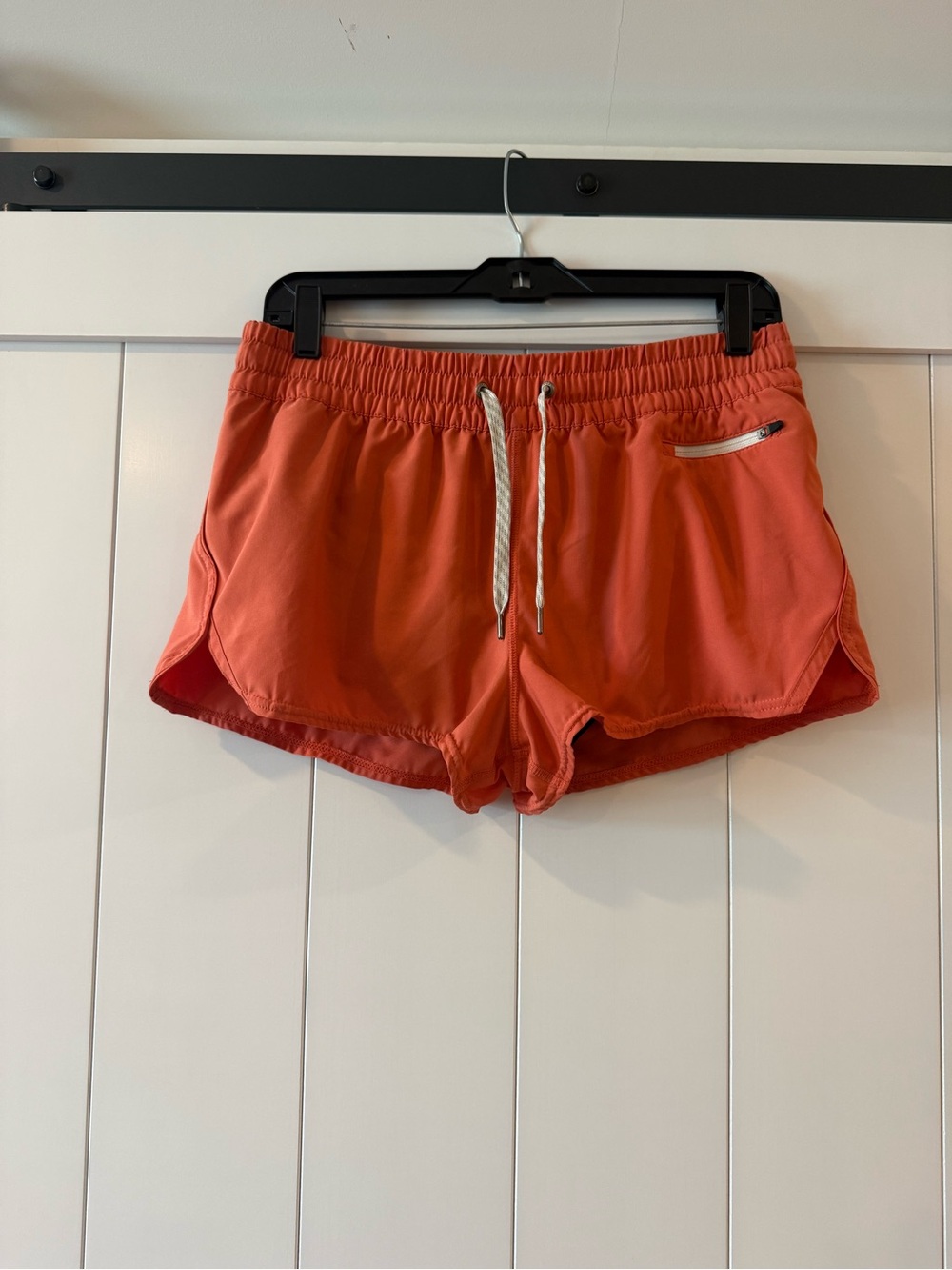 Vuori Coral Athletic Shorts with White Drawstring